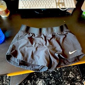 Black Nike Dri-fit running shorts size S